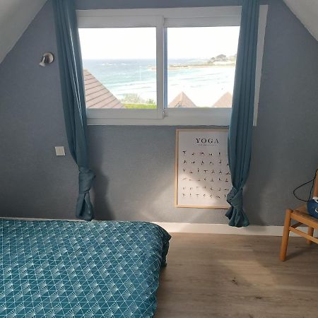 Maisonnette Vue Mer Panoramique Trestel Plage 4 Personnes Trévou-Tréguignec Kültér fotó