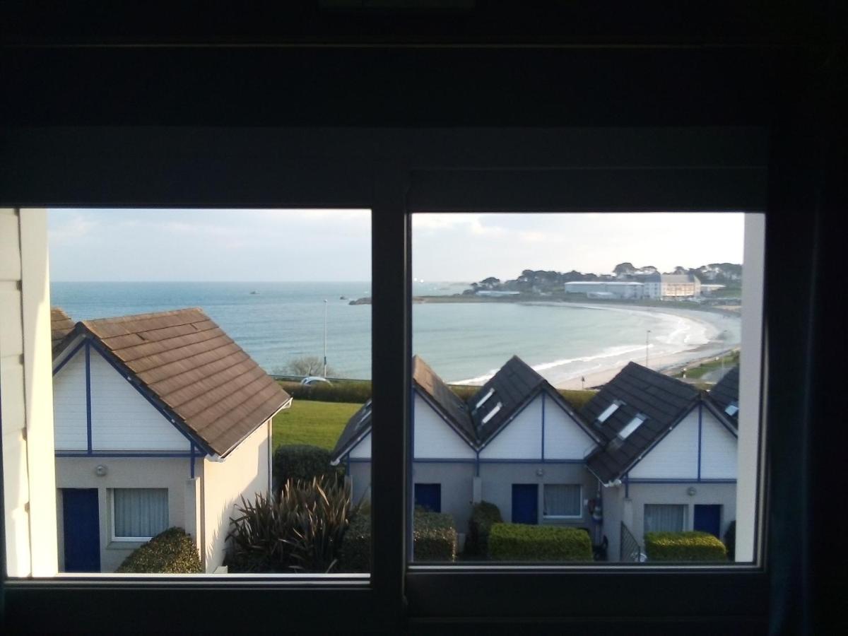 Maisonnette Vue Mer Panoramique Trestel Plage 4 Personnes Trévou-Tréguignec Kültér fotó