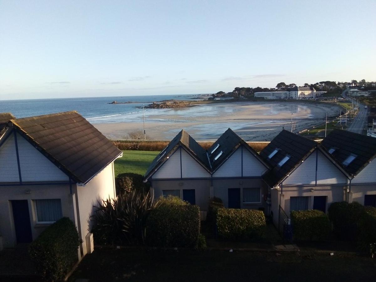Maisonnette Vue Mer Panoramique Trestel Plage 4 Personnes Trévou-Tréguignec Kültér fotó