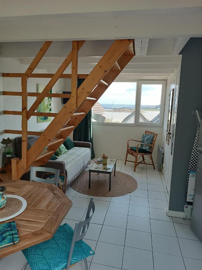 Maisonnette Vue Mer Panoramique Trestel Plage 4 Personnes Trévou-Tréguignec Kültér fotó